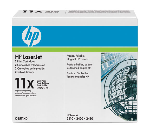 HP Q6511XD (HP 11X) Black OEM Laser Toner Cartridge