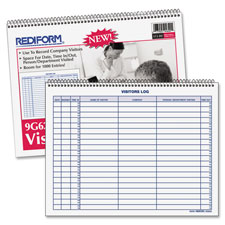 Rediform Visitors Log Book