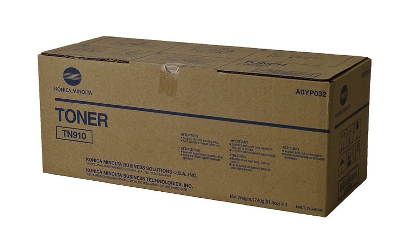 Konica Minolta 022J (TN-910) Black OEM Toner Cartridge