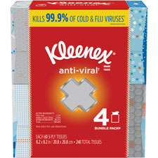 Kimberly-Clark Kleenex Anti-Viral Facial Tissues