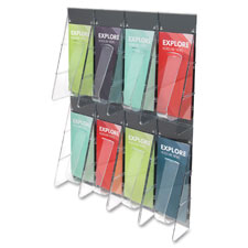 Deflecto 8-Pocket Pamphlet Wall Rack