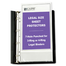 C-Line Legal Size Top Loading Sheet Protectors