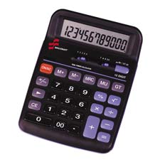 SKILCRAFT 12-Digit Portable Desktop Calculator