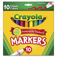 Crayola Classic Colors Broad Line Markers