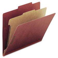 Smead 1-Divider Recy. Pressbrd Classifictn Folders