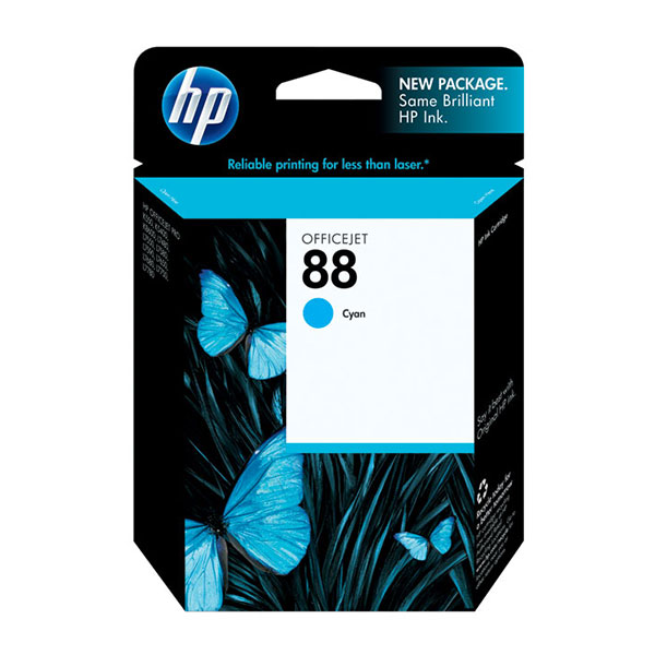 HP C9386AN (HP 88) Cyan OEM Inkjet Cartridge