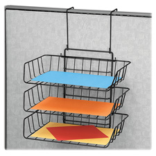 Fellowes Wire Partition Additions Triple Trays