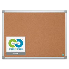 Bi-silque Earth It! Aluminum Frame Cork Board