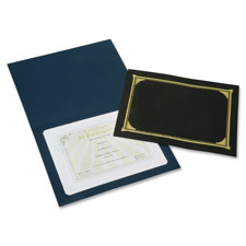 SKILCRAFT Gold Foil Cover Document Holders