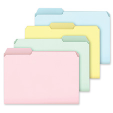 Pendaflex Pastel Color File Folders