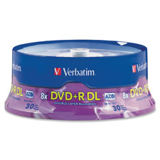 Verbatim 8X Branded Double Layer DVD+R