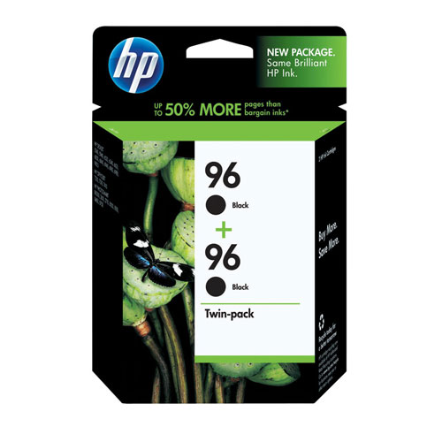 HP C9348FN (HP 96) Black OEM Print Cartridge (2 pk)