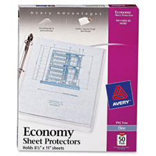 Avery Top-Loading Economy Weight Sheet Protectors