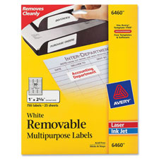 Avery Removable I.D. Laser/Inkjet Labels