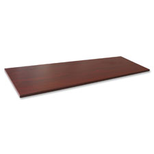 Lorell Mahogany Laminate Credenza Storage Top