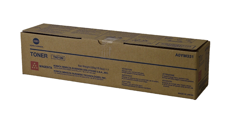 Konica Minolta TN-510M Magenta OEM Laser Toner Cartridge