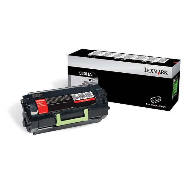 Lexmark 52D0H0G (Lexmark #520HG) Black OEM High Yield Toner