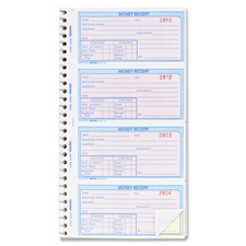 Rediform Money Receipt Spiral Collection Forms