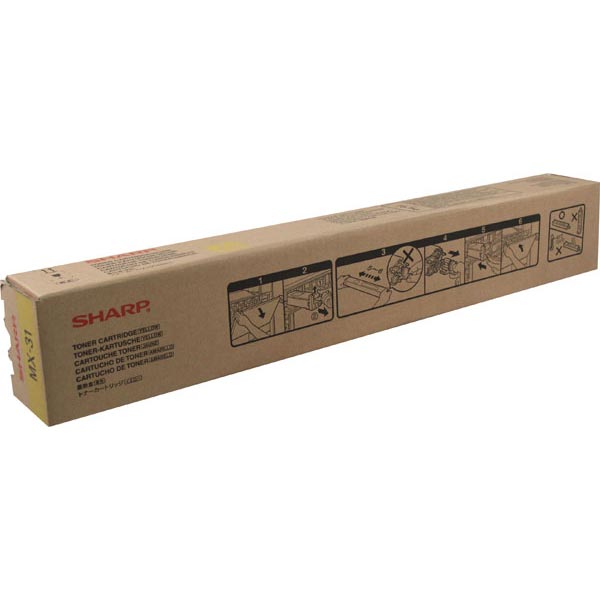 Sharp MX-31NTYA Yellow OEM Laser Toner Cartridge