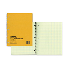 Rediform Green Eye-Ease Spiralbound Quad Notebook