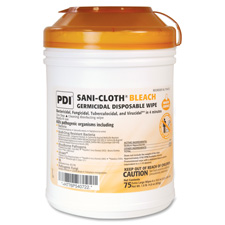 Nice Pak Sani-Cloth Disposable Bleach Wipes