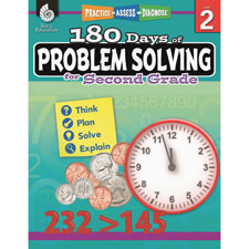 Shell Education Gr 2 180 Problem Solving Resource