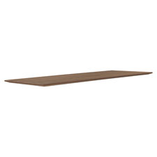 Lorell Wkstn Walnut Laminate Knife Edge Tabletop