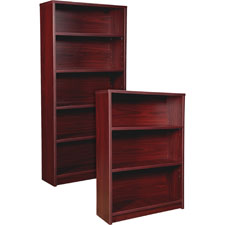 Lorell Prominence Mahogany Laminate Bookcase