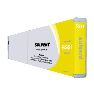 Premium Quality Yellow Mid-Solvent Ink compatible with Mimaki SS21 YE-440