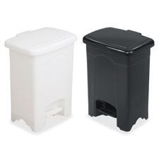 Safco Plastic Step-on 4-Gallon Receptacle