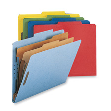 Nature Saver 2-divider Letter Classificatn Folders