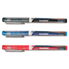 SKILCRAFT Liquid Magnus Needle Pt Rollerball Pens