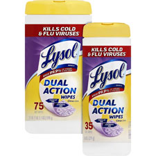 Reckitt Benckiser Lysol Dual Action Citrus Wipes