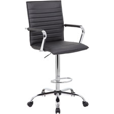 Boss Office Prod. Ribbed Vinyl Drafting Chair