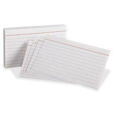 Oxford Ruled Heavyweight Index Cards