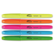 Integra Pen Style Fluorescent Highlighters