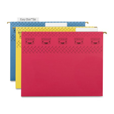 Smead TUFF Easy Slide Tabs Colored Hanging Folders