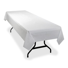 Genuine Joe Banquet-size Plastic Tablecover