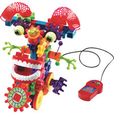 Learning Res. Gears Motor Wacky Wigglers Bldg Set