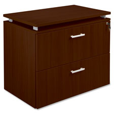 Lorell Concordia Mahogany 2-drawer Lateral File