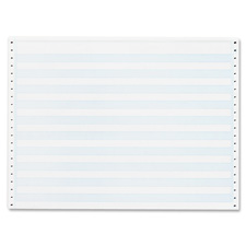 Sparco 1/2" Blue Bar 1-part Computer Paper