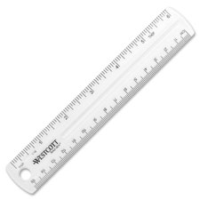 Acme Westcott Clear Plastic Ruler