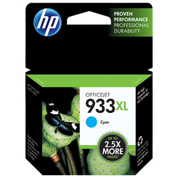 HP CN054AN (HP 933XL) Cyan OEM Inkjet Cartridge