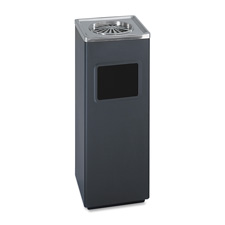 Safco Sandless Square Ash Urn/Trash Receptacle