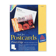 Avery Heavyweight Card Stock Inkjet Postcards