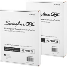 GBC Swingline EZUse Speed Laminating Pouches