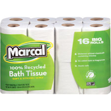 Marcal 100% Recycled Soft/Strong Bath Tissue