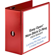 Bus. Source Red D-ring Binder