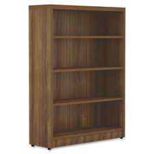 Lorell Chateau Srs Walnut Laminate Bookshelf