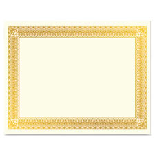 Geographics Gold Foil Certificate